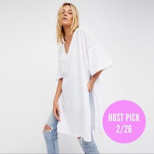 MORE SIZES! NWT Free People City Slicker long tee